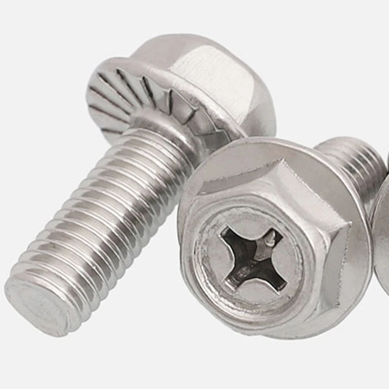 Hex Toothed Flange Bolt