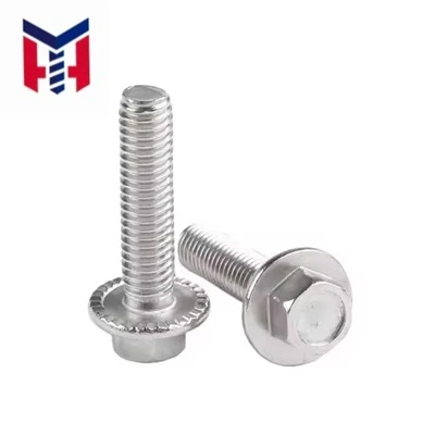Din6921 m5 m6 m8 m1 m12 boltaí flange heicseagáin